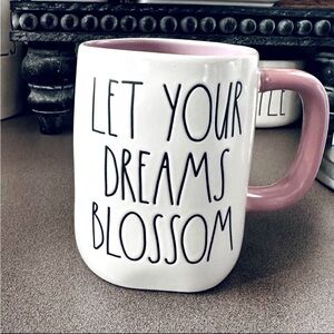 Rae Dunn LET YOUR DREAMS BLOSSOM mug. NWT